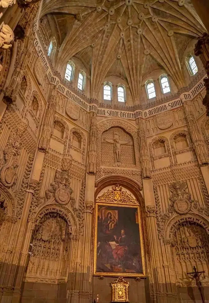 Chapel showing traditional vs contemporary architecture in Murcia 