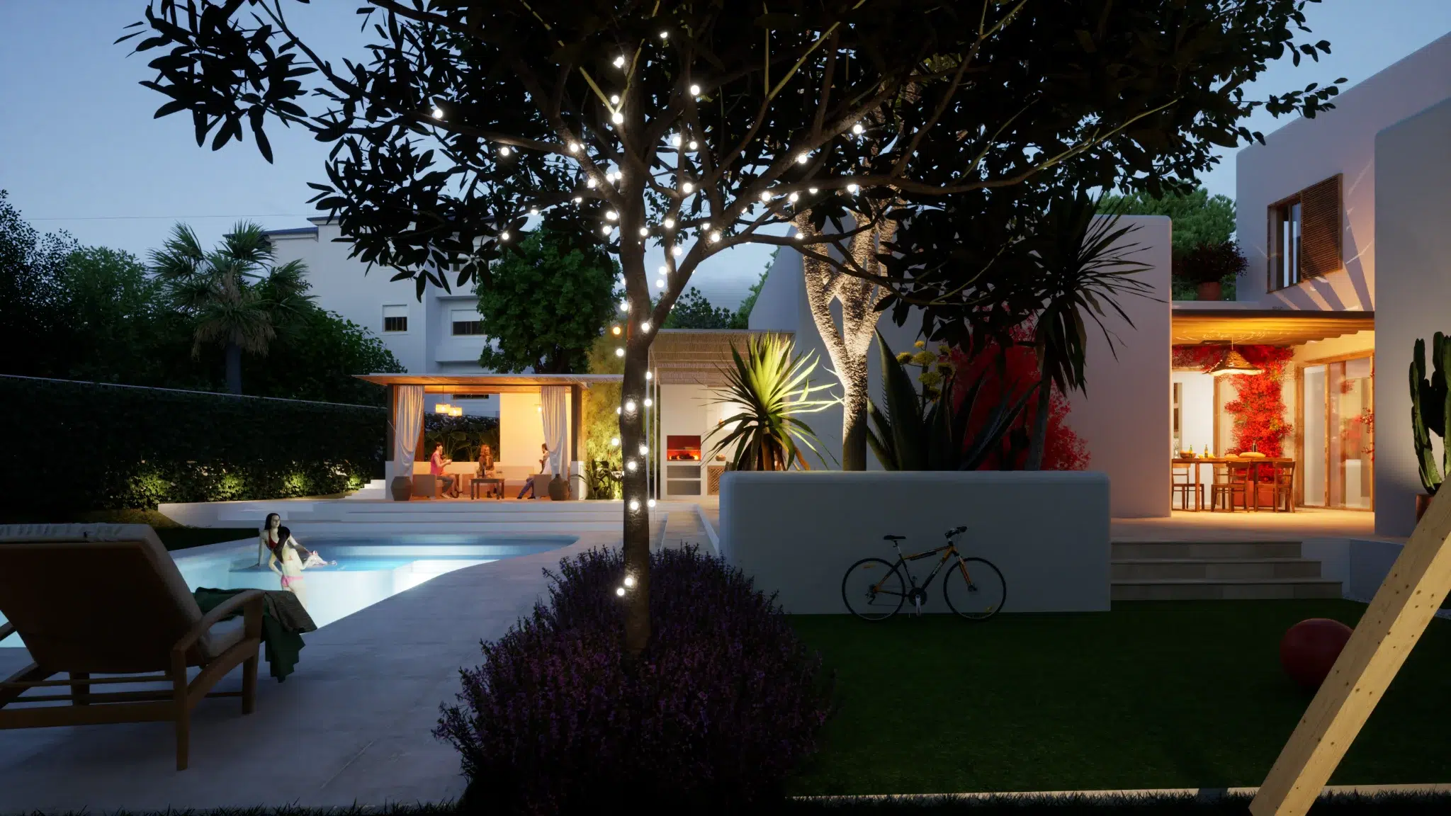 Luxury new housing in Orihuela, Alicante with pool and garden